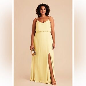 Birdy Grey Lemon Sorbet Gwennie Maxi Dress with Slit